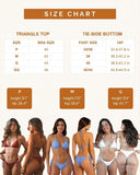 Noronha Cherry Triangle Bikini Top & Thong Bikini Bottom Set