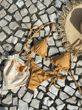 Glam Positano Triangle Bikini Top & Tie Side Bikini Bottom Set