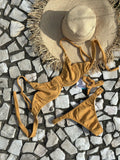 Glam Positano Underwire Bikini Top & Thong Bikini Bottom Set