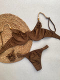 Essenza Mascavo Underwire Bikini Top & Thong Bikini Bottom Set