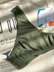 Noronha Cactus High-Cut Bikini Bottom