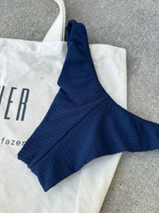 Navy Noronha High Leg Bikini Bottom