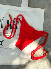 Noronha Hibiscus Tie-Side Bikini Bottom