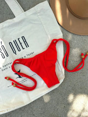 Noronha Hibiscus Tie-Side Bikini Bottom