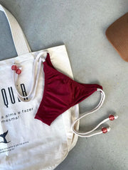 Calcinha Lacinho Wonder Carmin