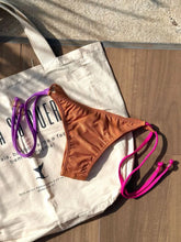 Caramel Cognac Wonder Tie Side Bikini Bottom