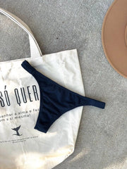 Mich Noronha Navy Bikini Bottom