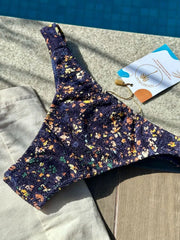 Floral Noronha Mich Semi Thong Bikini Bottom
