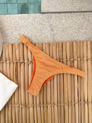 Caramel Mich Bally Demi Cup + Semi Thong Bikini Set