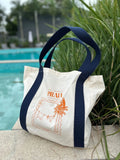 Ecobag Sol, verão e praia - Alça Marinho