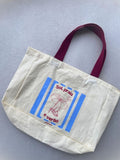 Ecobag Sol, praia e verão - Alça Bordô