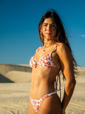 Noronha Bela Mykonos Ring Triangle Bikini Top & Thong Bikini Bottom Set