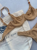 Carmel Underwire Bikini Top + Brazilian High Cut Bottom