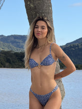 Noronha Poá Mare Mykonos Ring Triangle Bikini Top & Thong Bikini Bottom Set