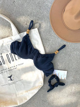 Navy Noronha Demi Cup Bikini Top