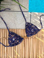 Noronha Floral String Bikini Top