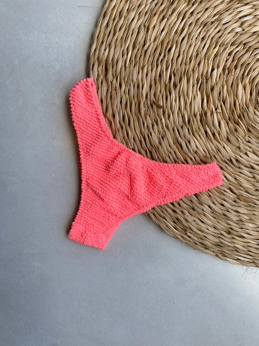 High Leg Peach Bikini Bottom