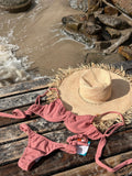 Glam Amore Underwire Bikini Top & Thong Bikini Bottom Set