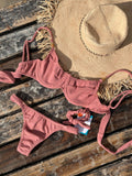 Glam Amore Underwire Bikini Top & Thong Bikini Bottom Set