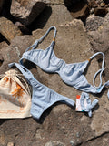 Glam Amalfi Underwire Bikini Top & Thong Bikini Bottom Set