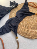 Essenza Nero Underwire Bikini Top & Thong Bikini Bottom Set