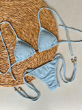 Glam Amalfi Triangle Bikini Top & Tie Side Bikini Bottom Set