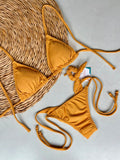 Glam Positano Triangle Bikini Top & Tie Side Bikini Bottom Set