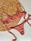 Glam Amore Underwire Bikini Top & Thong Bikini Bottom Set