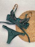 Essenza Natura Underwire Bikini Top & Thong Bikini Bottom Set