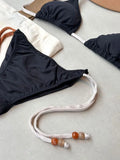 Duna Triangle Bikini Top & Tie Side Bikini Bottom Set
