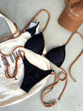 Al Mare Triangle Bikini Top & Tie Side Bikini Bottom Set
