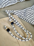 Noronha Coastal Stripe Triangle Bikini Top & Tie Side Bikini Bottom Set
