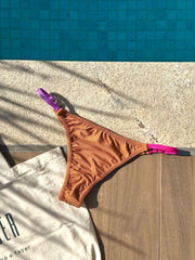 Caramel Cognac Wonder Adjustable Bikini Bottom