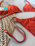 Cajueiro Sun Triangle Bikini Top & Tie-Side Bikini Bottom Set