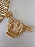 Joá Sun Triangle Bikini Top & Ruched Sporty Bikini Bottom Set
