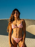Noronha Bela Mykonos Ring Triangle Bikini Top & Thong Bikini Bottom Set