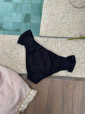 Biquíni Surf +  Calcinha Borboleta Al Mare Preto Caramelo