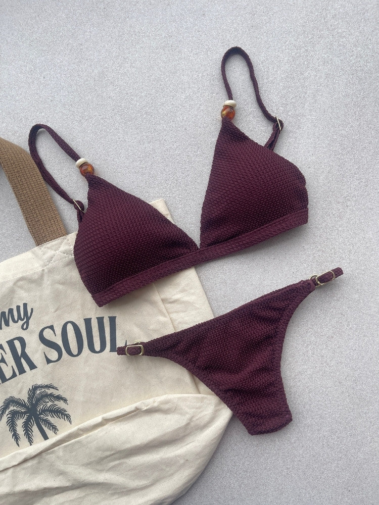 Biquíni Surf + Calcinha Fio Reguladora Carmel Uva